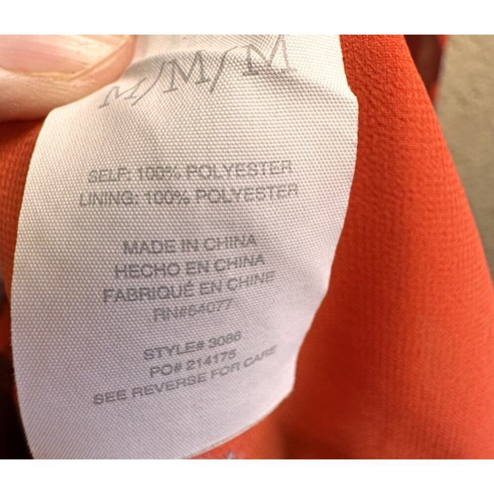 CABI Tank Top Shell Sz M Red Printed Layering‎ Adjustable Career Business Casual - Picture 6 of 16